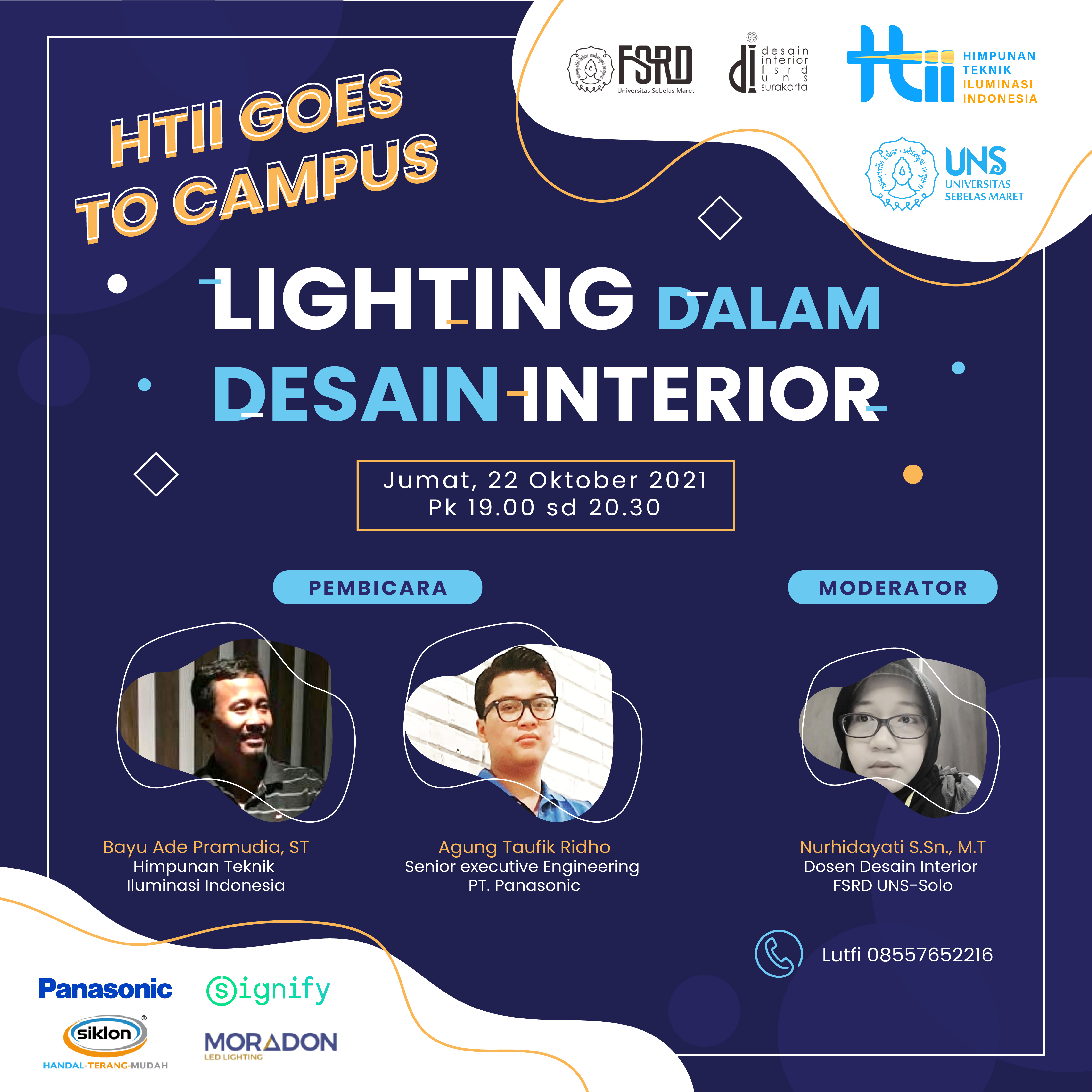 Poster Lighting dalam Desain Interior HTII