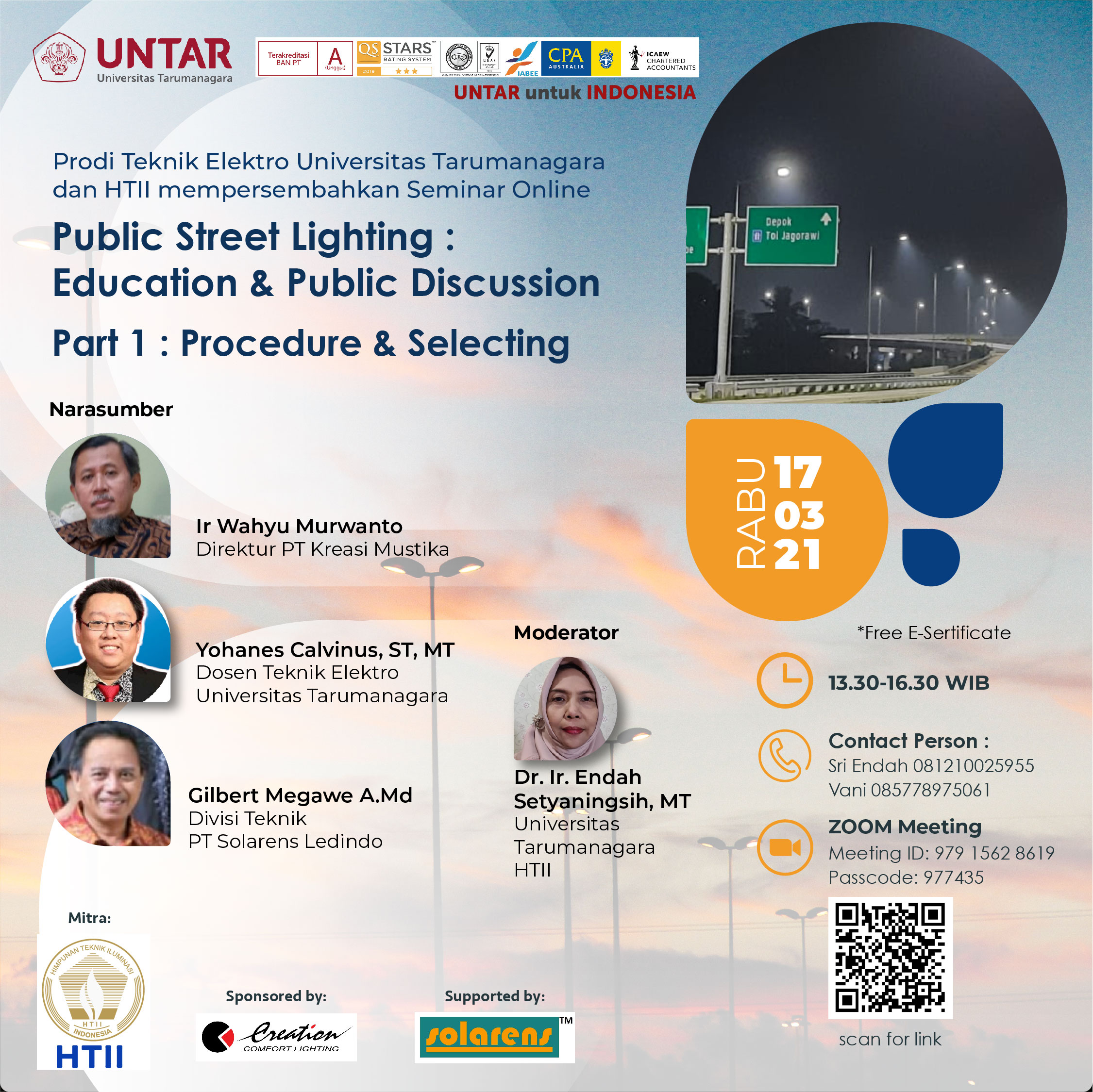 Poster Public Street Lighting HTII