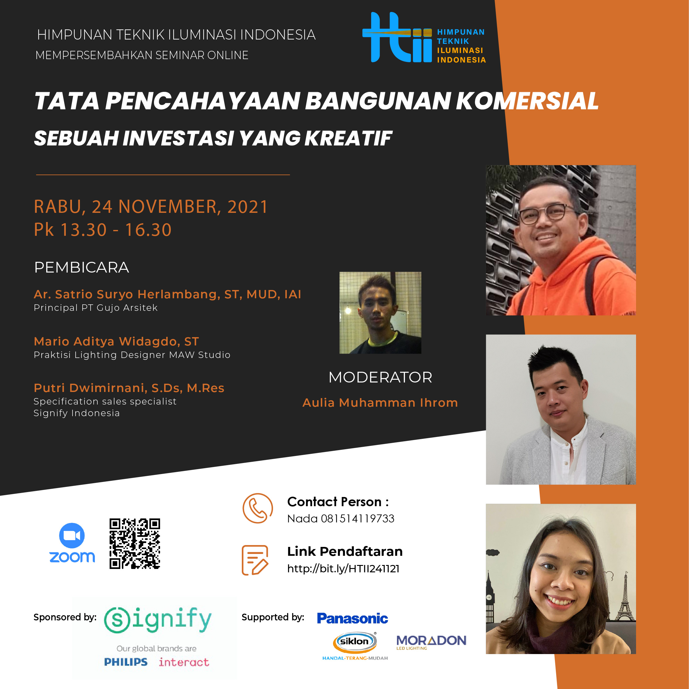 Poster Tata Pencahayaan Bangunan Komersial Sebuah Investasi yang Kreatif HTII