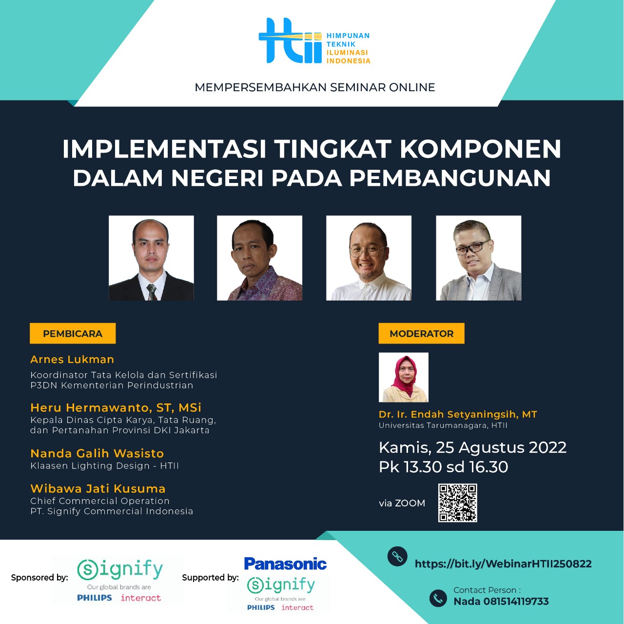 Poster Implementasi Tingkat Komponen Dalam Negeri Pada Pembangunan HTII