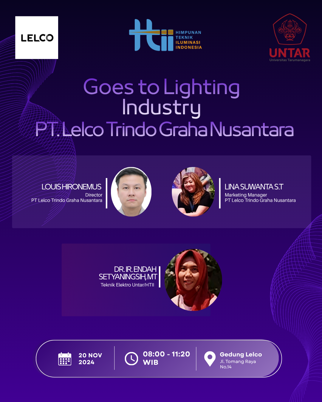 Poster Kunjungan Industri PT LELCO HTII